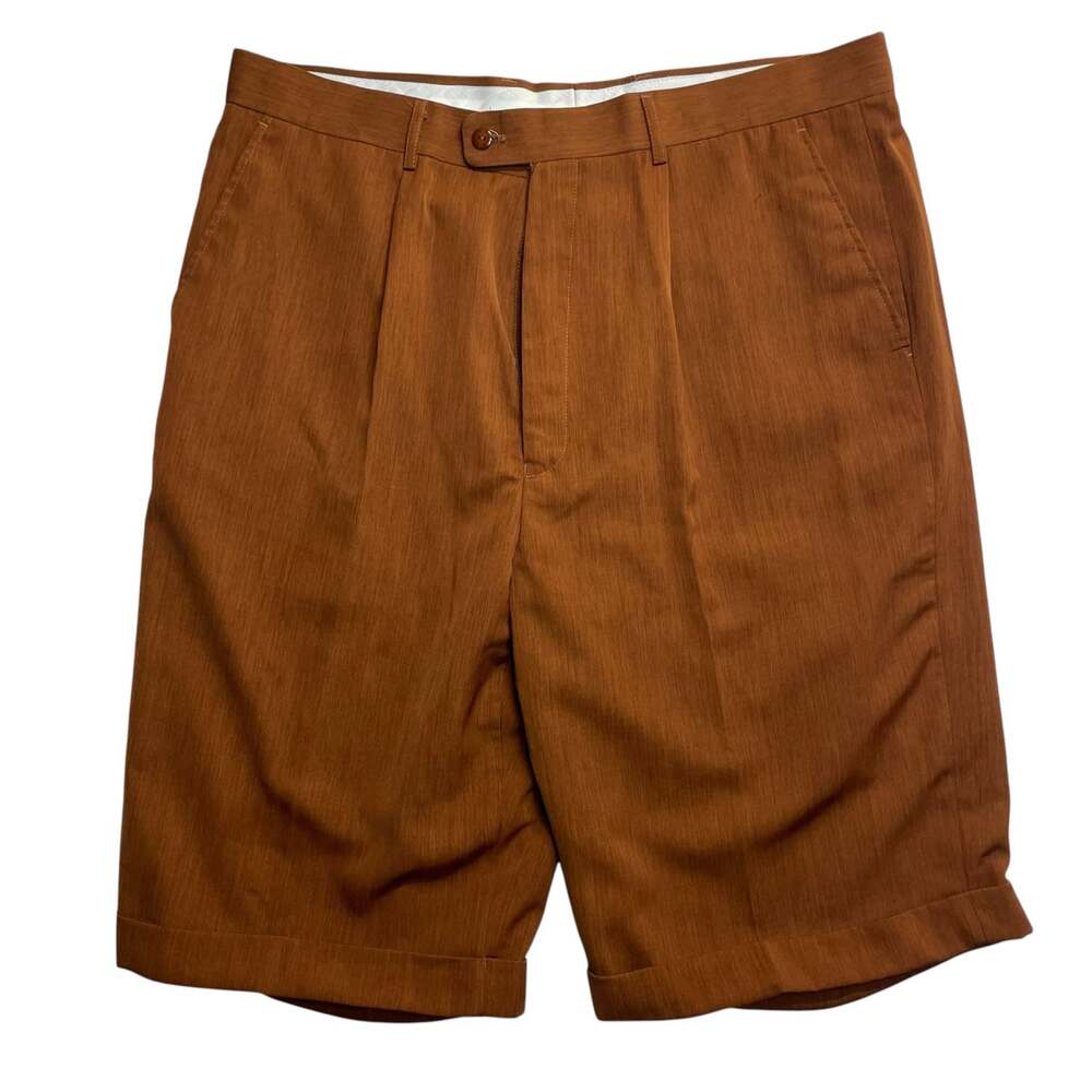 Bagazio Men’s 2XL Brown Short Sleeve Button Up Shirt & Size 40 Shorts Set - Picture 9 of 14